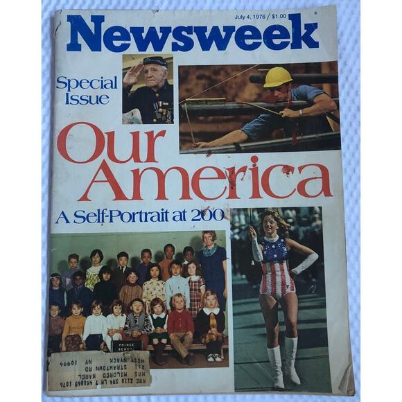 Newsweek Magazine July 4,1976 Our America Self Portrait At 200 Years VINTAGE ADS - Picture 1 of 9